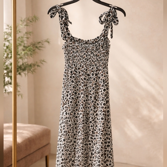 Diane Von Fristenburg Summer Printed Maxi Dress Adjustable Straps Size Small - Picture 2 of 8